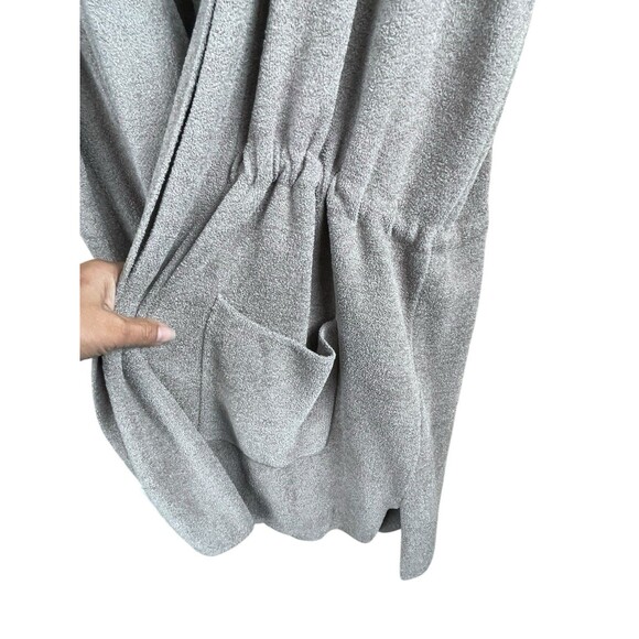 Barefoot Dreams CozyChic Ultra Lite Sleeveless Shawl Vest 3X Stone Tie Waist - Picture 5 of 13